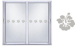 Sliding Door Safety Film Etched Glass Vinyl Decal Stickers