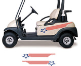 Stars and Stripes USA Side By Side ATV Golf Cart Decals Accessories Go Kart Stickers GC302