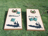 State Spartans Mascot Sports Team Cornhole Board Decals Stickers Enough Both Boards