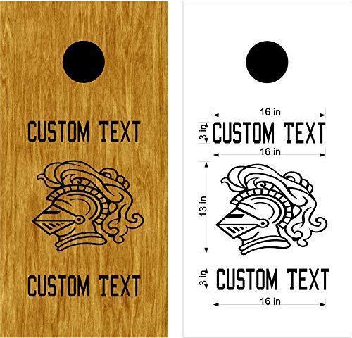 State Spartans Mascot Sports Team Cornhole Board Decals Stickers Enough Both Boards