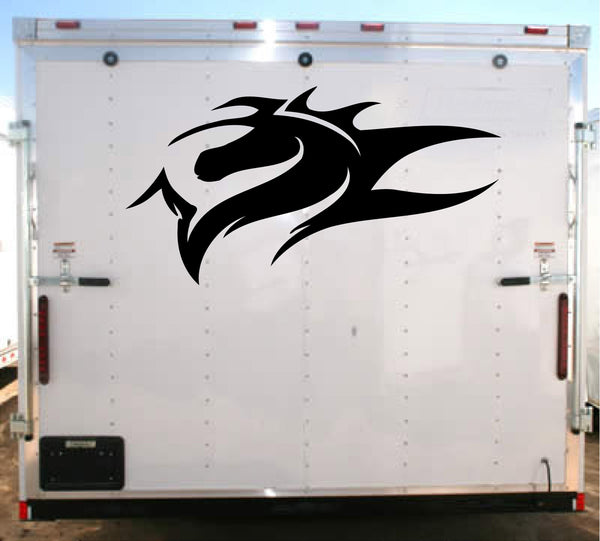 Styling Horse Racing Decal Auto Truck Trailer Stickers RH019
