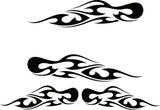 Flames Decals Golf Cart Car Truck Boat Go Cart Stickers Tribal TF015