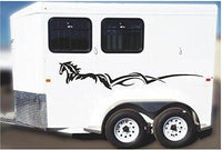 Thoroughbred Equestrian Horse Trailer Decal Sticker Tack Supplies AA01