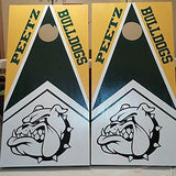Tigers Mascot Sports Team Cornhole Board Decals Stickers Enough Both Boards