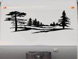 Trees RV Camper Replacement Decal Scene Trailer Stickers CT08