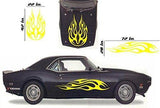 Tribal Flame Car Decals Hood Decal Side Set Vinyl Sticker Auto Kit HF046