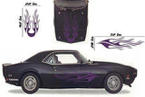Tribal Flame Car Decals Hood Decal Side Set Vinyl Sticker Auto Kit HF054