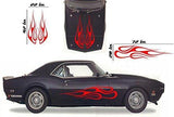 Tribal Flame Car Decals Hood Decal Side Set Vinyl Sticker Auto Kit HF055