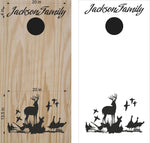 Turkey Doe Buck Deer Hunting Cornhole Board Vinyl Decal Sticker