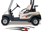 Two Color Golf Cart Decals Accessories Go Kart Stickers Side by Side Graphics GCA1202