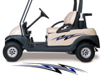 Two Color Golf Cart Decals Accessories Go Kart Stickers Side by Side Graphics GCA1203