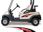 Two Color Golf Cart Decals Accessories Go Kart Stickers Side by Side Graphics GCA1212