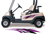 Two Color Golf Cart Decals Accessories Go Kart Stickers Side by Side Graphics GCA1217