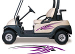 Two Color Golf Cart Decals Accessories Go Kart Stickers Side by Side Graphics GCA1286