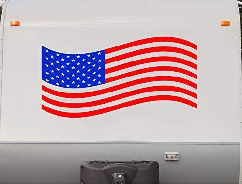American Flag RV Decals - Patriotic Camper Graphics | Sticker Chef