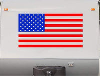 USA Flag RV Trailer  Motor Home Camper Replacement Decals Stickers s