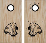 USA Freedom Eagle Cornhole Decal Set Boards Bean Bag Toss Sticker