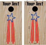 USA Patriotic Cornhole Board Decals Flag Stickers Pat02