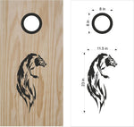 Wolf Wolves Cornhole Board Vinyl Decal Sticker 2