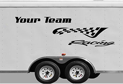 Racing Trailer Decals: Custom Team Stickers & Murals